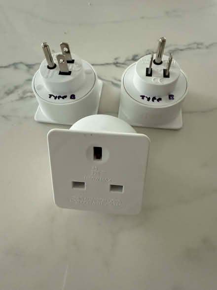 Photo of free Type B Travel adaptors (Bracknell Forest RG42) #1
