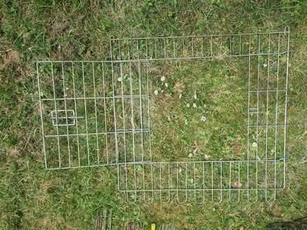 Photo of free Small metal fence grilles and pins for e.g. rabbit run (Bricknells Meadow OX28) #3