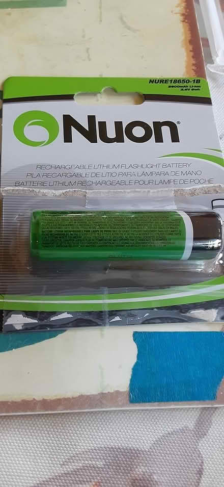 Photo of free Rechargeable lithium battery (West San Jose, Mitty HS area) #1