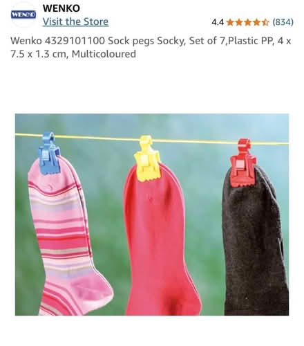 Photo of free Sock clips clothing pegs wenko (CT15) #2