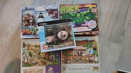 Photo of free PICKUP PENDING: Puzzles (Central District) #1