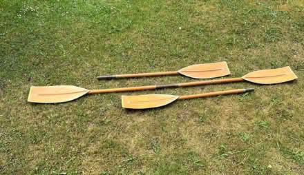 Photo of free Pair Wooden Paddles (Litton Mill SK17) #1