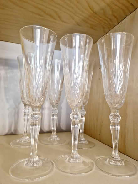 Photo of free 6 Champagne glasses (WD6) #1