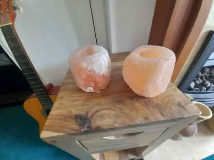 Photo of free 2 himalayan salt tea light holders (Littlemore OX4) #2