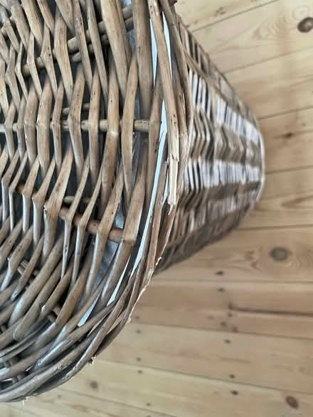 Photo of free Wicker washing basket (Wollaton NG9) #3