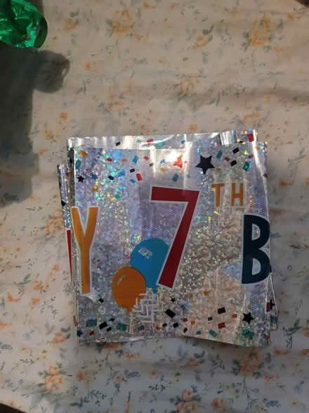 Photo of free Happy 7th birthday banners x 3 (CV2) #1