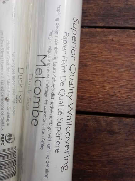 Photo of free 4 rolls of Laura Ashley wall paper (RG30) #3