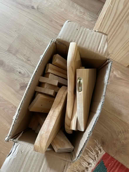 Photo of free 9 wooden shelves (Forest Hill SE23) #4