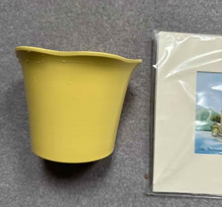 Photo of free Yellow flower pot (Beaconsfield HP9) #1