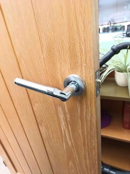 Photo of free Oak door with handle and latch (Whitchurch SY13) #2