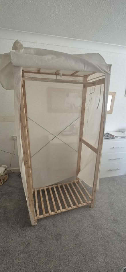 Photo of free Cloth covered wardrobe (Offerton SK2) #1