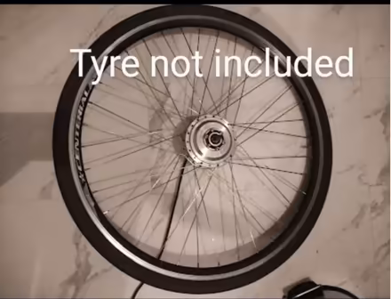 Photo of free Front wheel with motor for e bike (Weybridge, KT13) #1