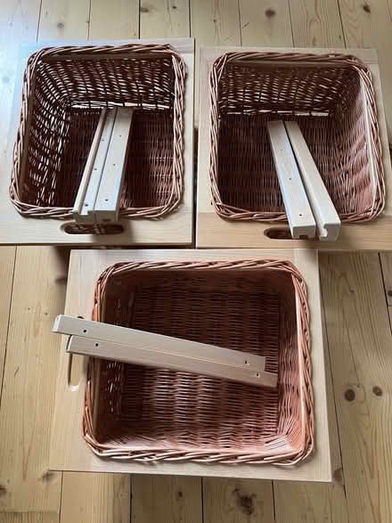 Photo of free 3 Wicker Basket Drawers (Craigentinny EH7) #2