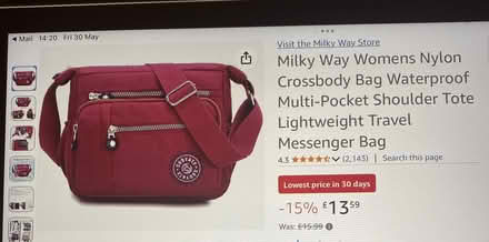 Photo of free Maroon shoulder bag (Southsea) #4