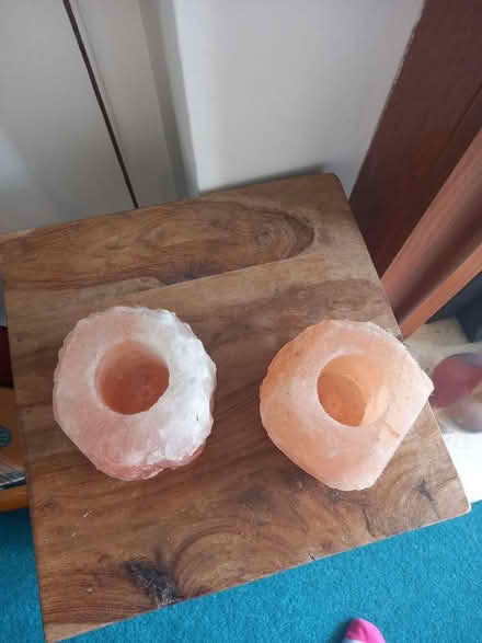 Photo of free 2 himalayan salt tea light holders (Littlemore OX4) #1