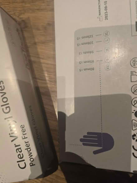 Photo of free Two boxes of Vinyl Gloves SMALL (Bladon OX20) #2