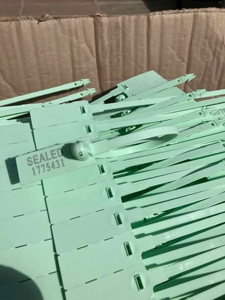 Photo of free Security numbered tags (Greenfield OL3) #3