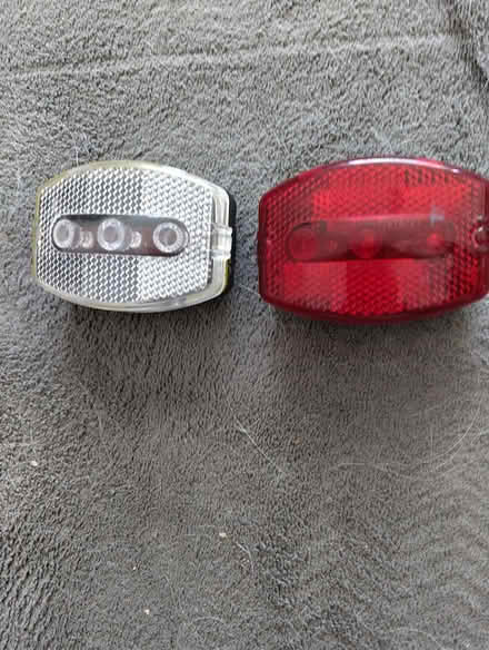 Photo of free Front and rear LED bicycle lights (Smithills) #1