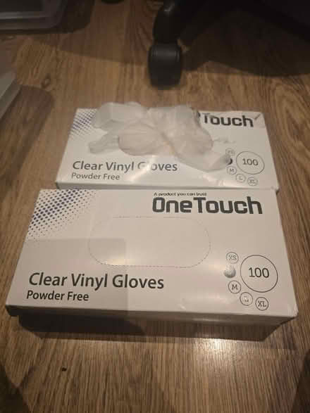 Photo of free Two boxes of Vinyl Gloves SMALL (Bladon OX20) #1