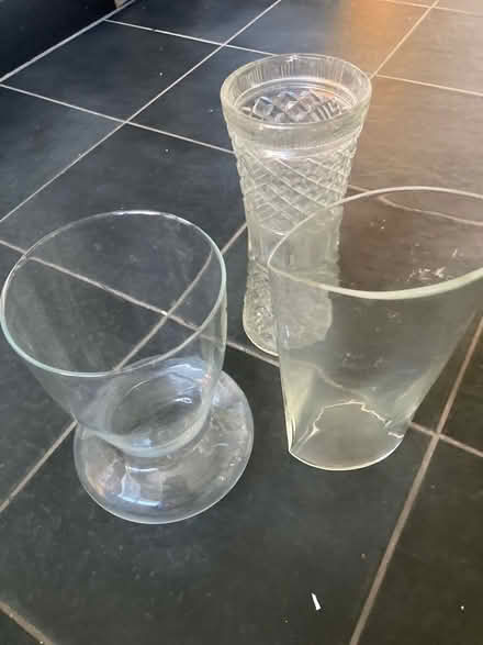 Photo of free Three glass vases (Pannal HG2) #1