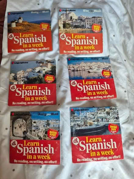 Photo of free Linguaphone learn Spanish in a week CDs 1-6 (Eton SL4) #1