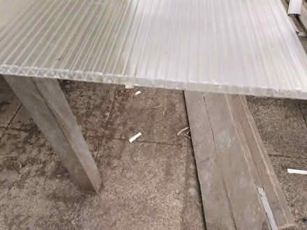 Photo of free One panel plastic double skin roofing - allotment etc (Nether Edge S7) #1