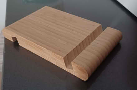 Photo of free IKEA wooden phone stand (King's Hedges Ward CB4) #1