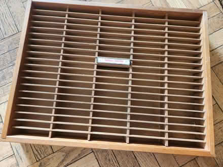 Photo of free Cassette Tape Rack - Wood (Stuyvesant Town) #2