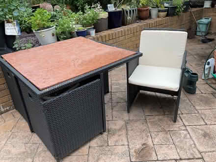 Photo of free Outdoor table and chairs . (Middleton Junction OL9) #2