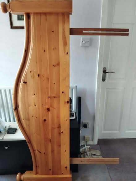 Photo of free King size bed - Pine Head board (Shepperton TW17) #1