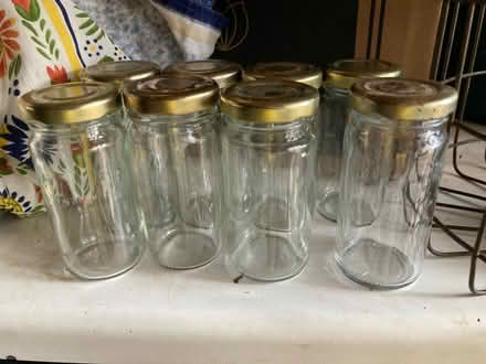Photo of free 8 matching glass jars (herbs, spices) (Bear Flat) #1