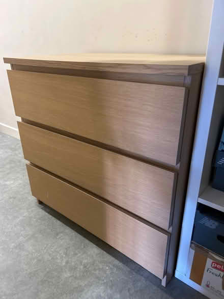 Photo of free IKEA three drawer dresser (Kennington) #1