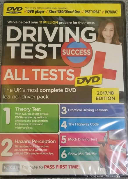 Photo of free Unopened Learner Driver DVD - 2017/18 Edition (Overstone Lodge NN3) #1