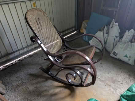 Photo of free Wicker rocking chair (Carr Manor LS17) #2