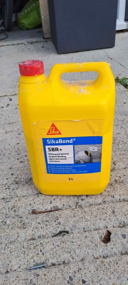 Photo of free Sika bond mortar cement plasticiser (Fairfield Park) #1