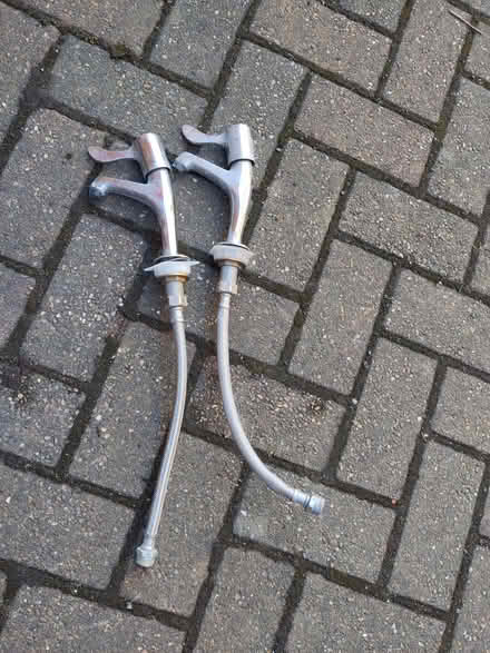 Photo of free Pair of used chrome kitchen taps (Bolsover S44) #1