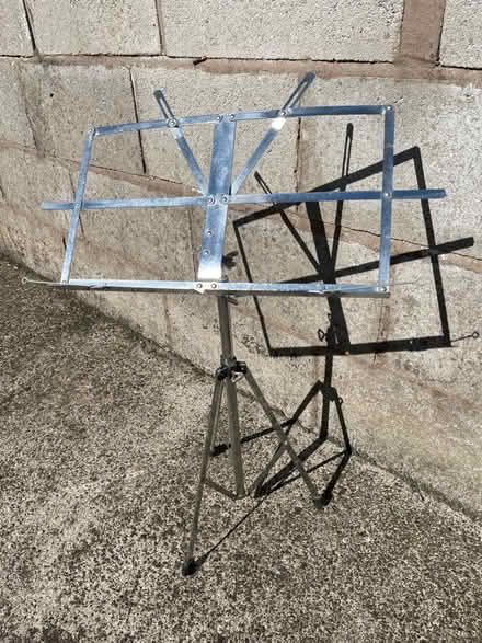 Photo of free Metal music stand (Ribbleton PR1) #1
