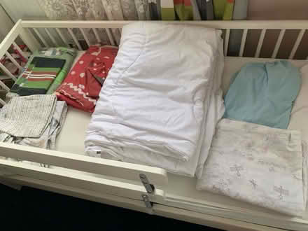 Photo of free Toddler Bed and Bedding (Lewisham) #2