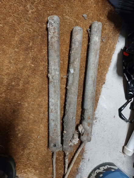 Photo of free 3 x 3.5kg cast iron sash weights (Lower Weston) #1