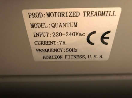 Photo of free Horizon Fitness Quantum Treadmill (for repair) (Beckley OX3) #4