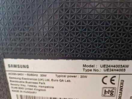 Photo of free Samsung 24 inch TV (Kidsgrove ST7) #2
