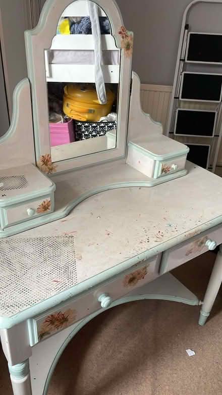 Photo of free Wooden dressing table (Market Drayton) #1