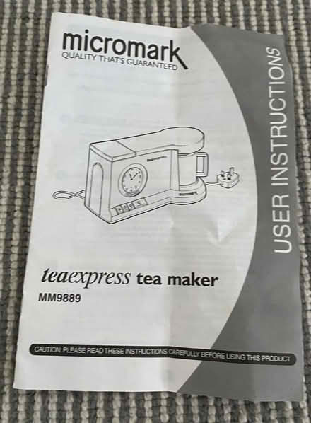 Photo of free Teasmade - micromark (Tivoli GL50) #2