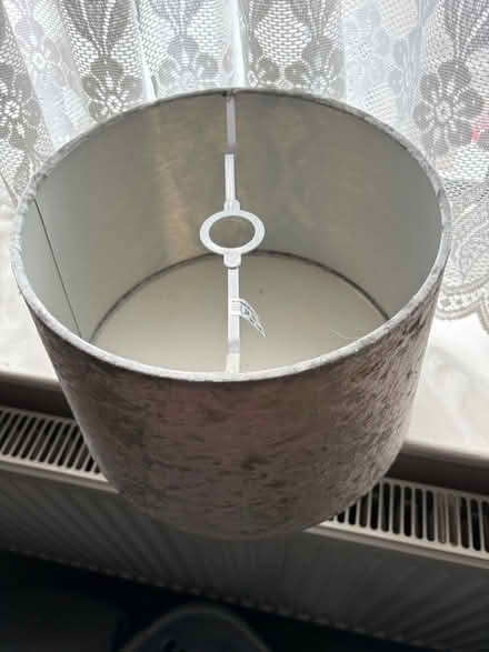 Photo of free large silver lampshade (NN3 Meadowfields) #3
