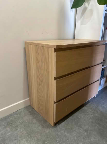 Photo of free IKEA three drawer dresser (Kennington) #2