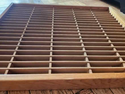 Photo of free Cassette Tape Rack - Wood (Stuyvesant Town) #1