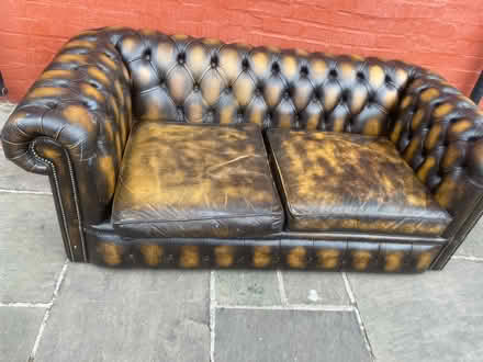 Photo of free Chesterfield sofa 2seater (HD2 Birkby) #2
