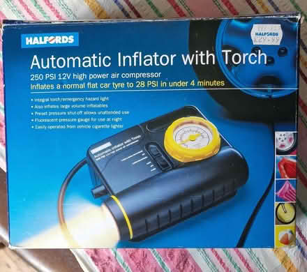 Photo of free Automatic inflator with torch (Twickenham TW1 (St Margarets)) #1