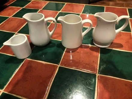 Photo of free Four small milk jugs (Whaley Thorns NG20) #1