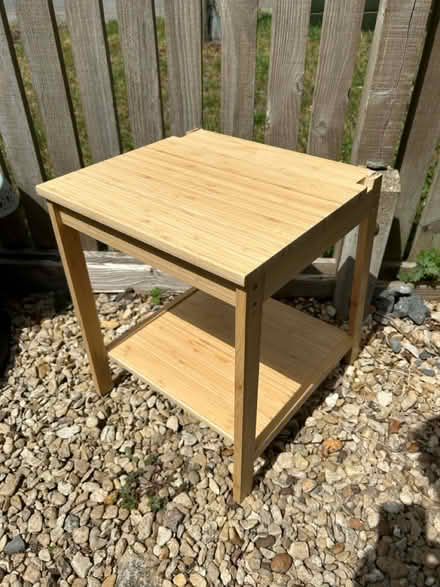 Photo of free Small rubberwood table (Northmoor OX29) #1